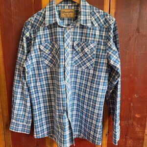 Wrangler Retro Pearl Snap Western Shirt - Boys XXL